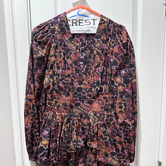 Ulla Johnson Lulu pleated cotton minidress - Size 4 - Picture 6 of 6